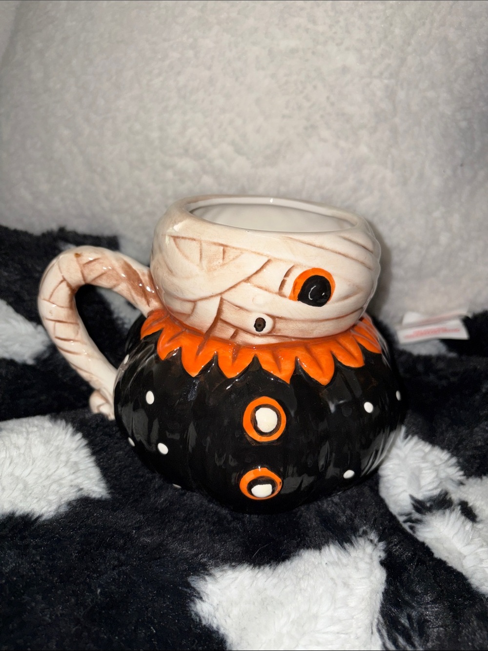 Johanna Parker Mummy Pumpkin Ceramic Mug